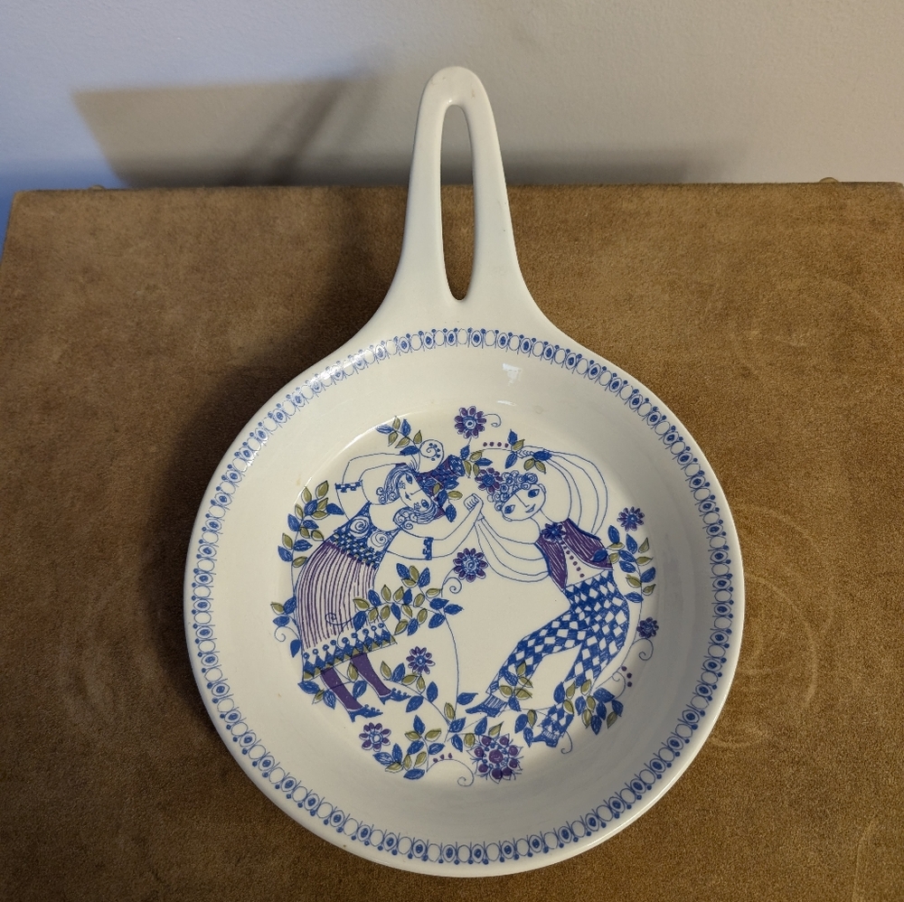 Vintage porcelain pan made in Norway